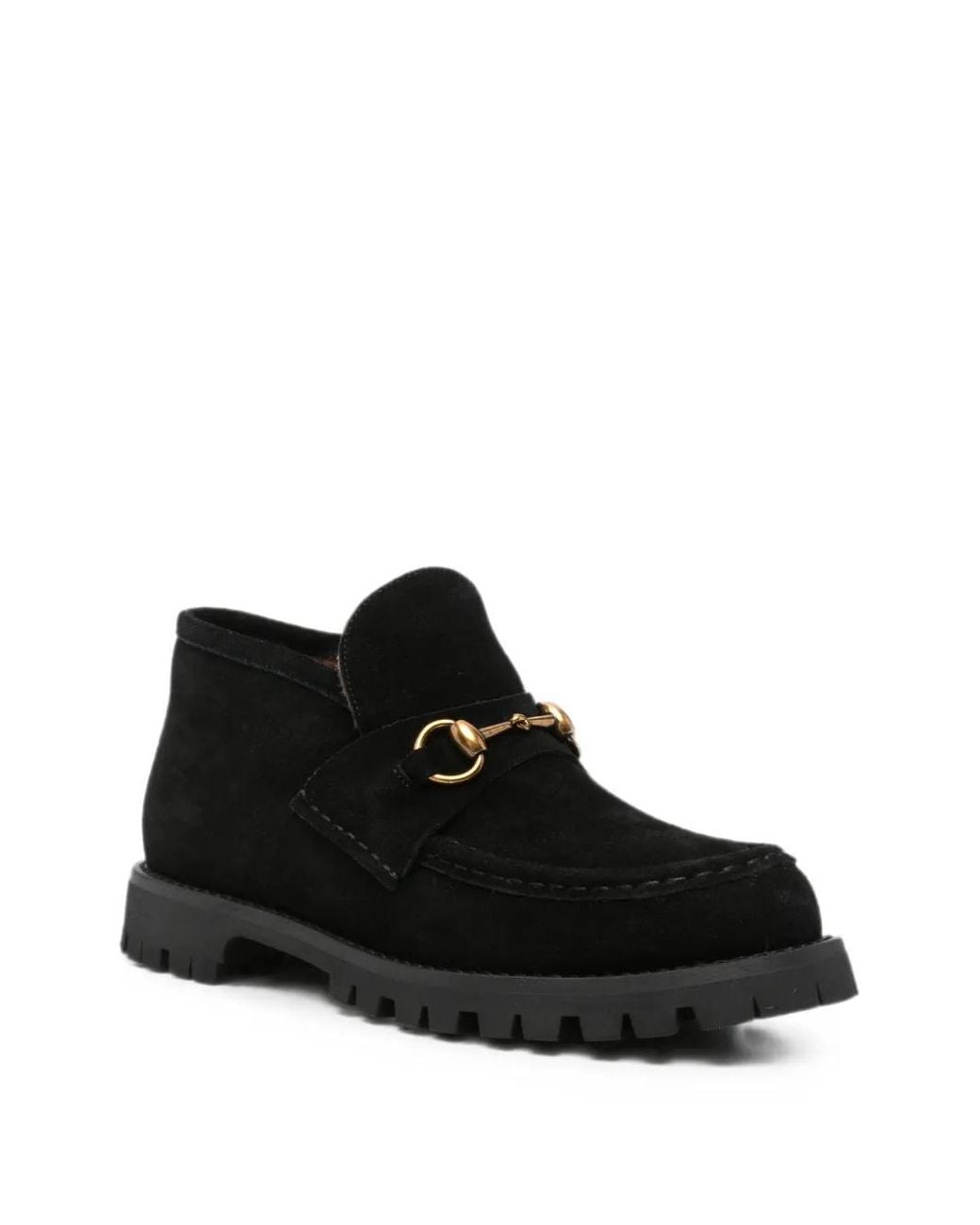 SERGIO MORETTI FIRENZE Black Horsebit Boots
