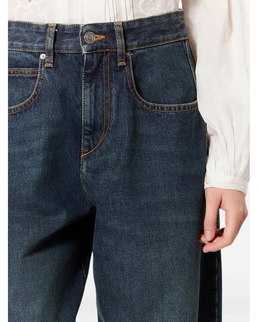 Isabel Marant Blue Oriane Jeans