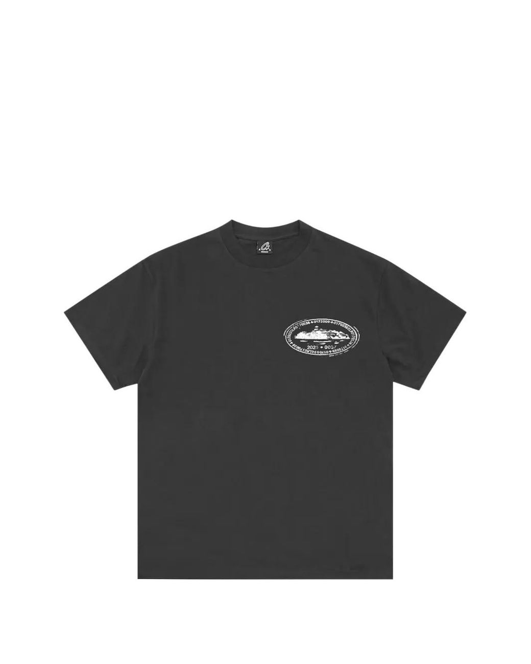 corteiz Black Island Stamp T-Shirt