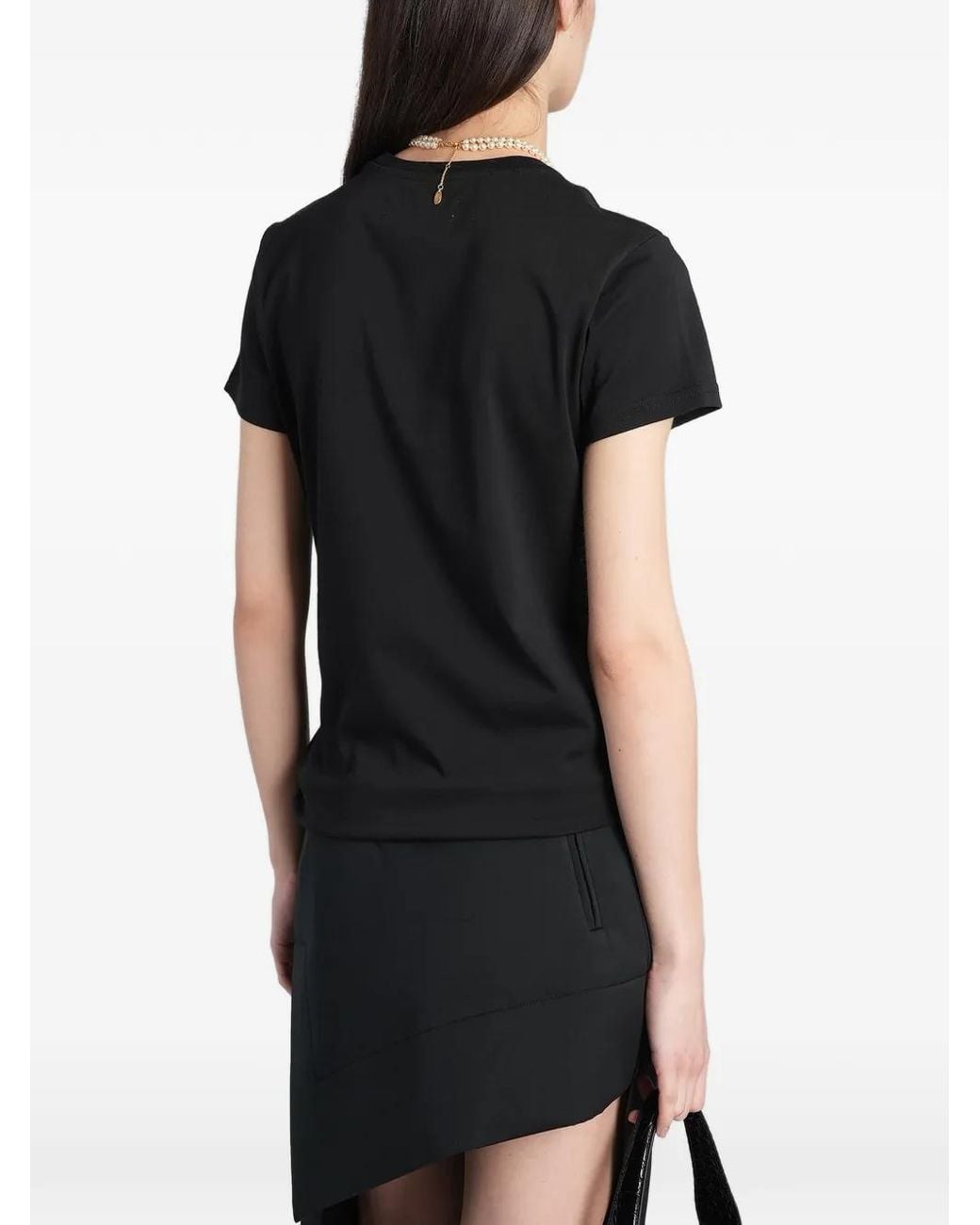 Vivienne Westwood Black Orb-Print T-Shirt