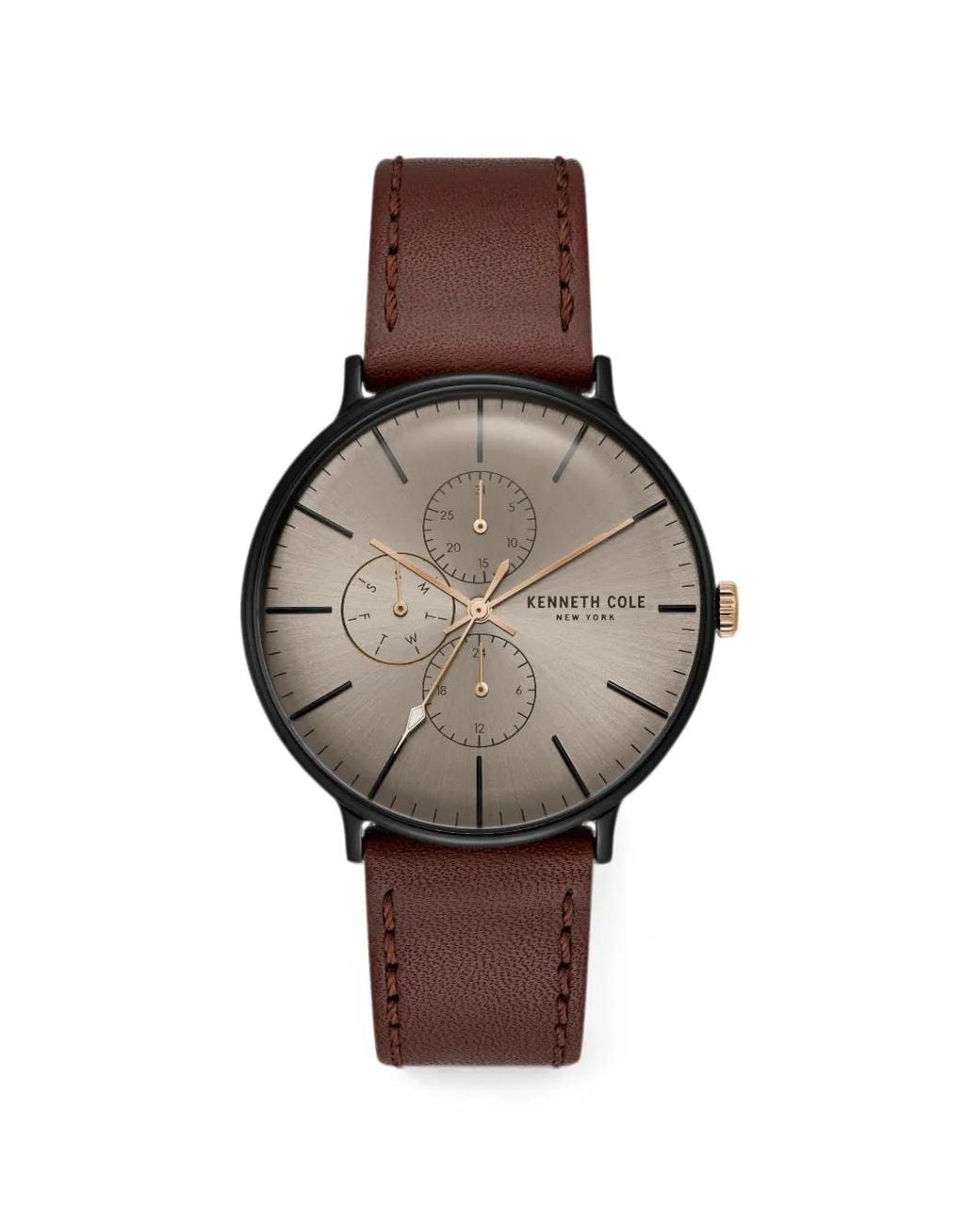 Kenneth Cole Brown Montre À Cadran Chronographe Mm for men