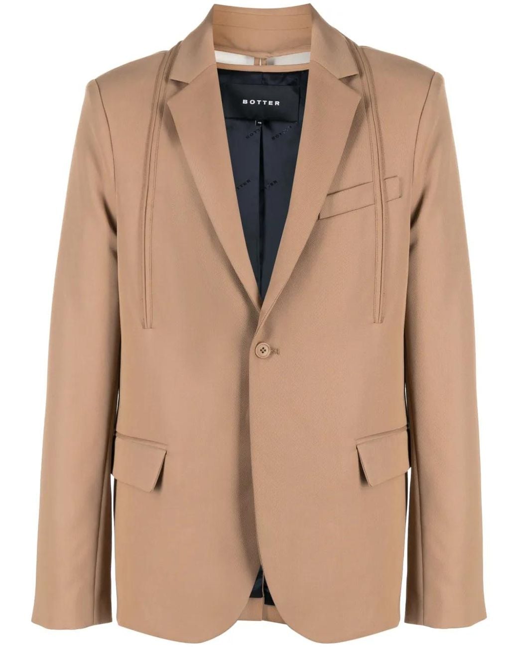 BOTTER Natural Single-Breasted Blazer for men
