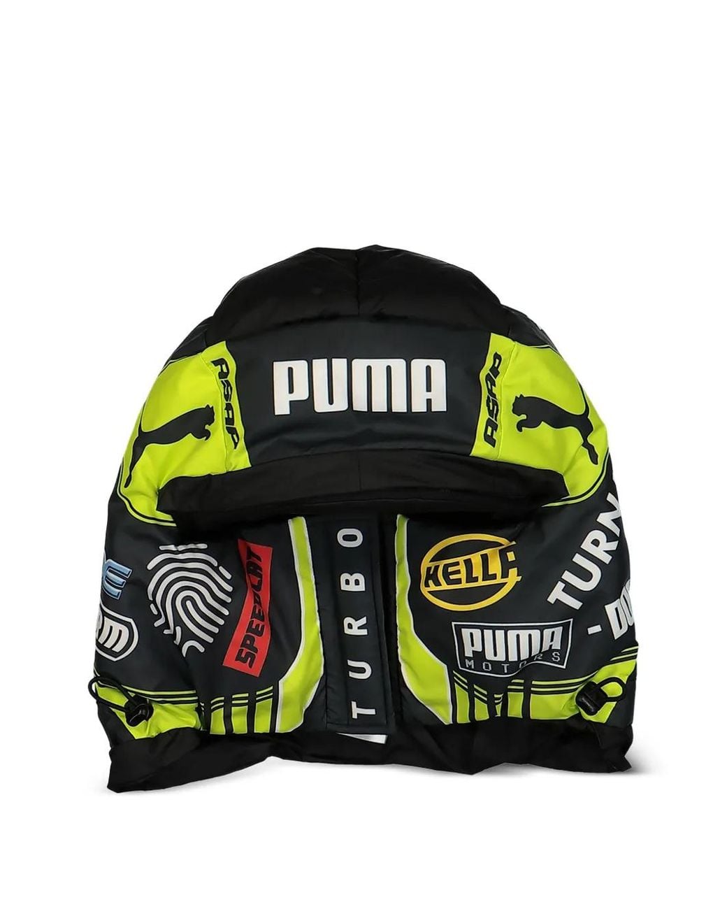 PUMA Green X A$Ap Rocky Logo-Print Balaclava