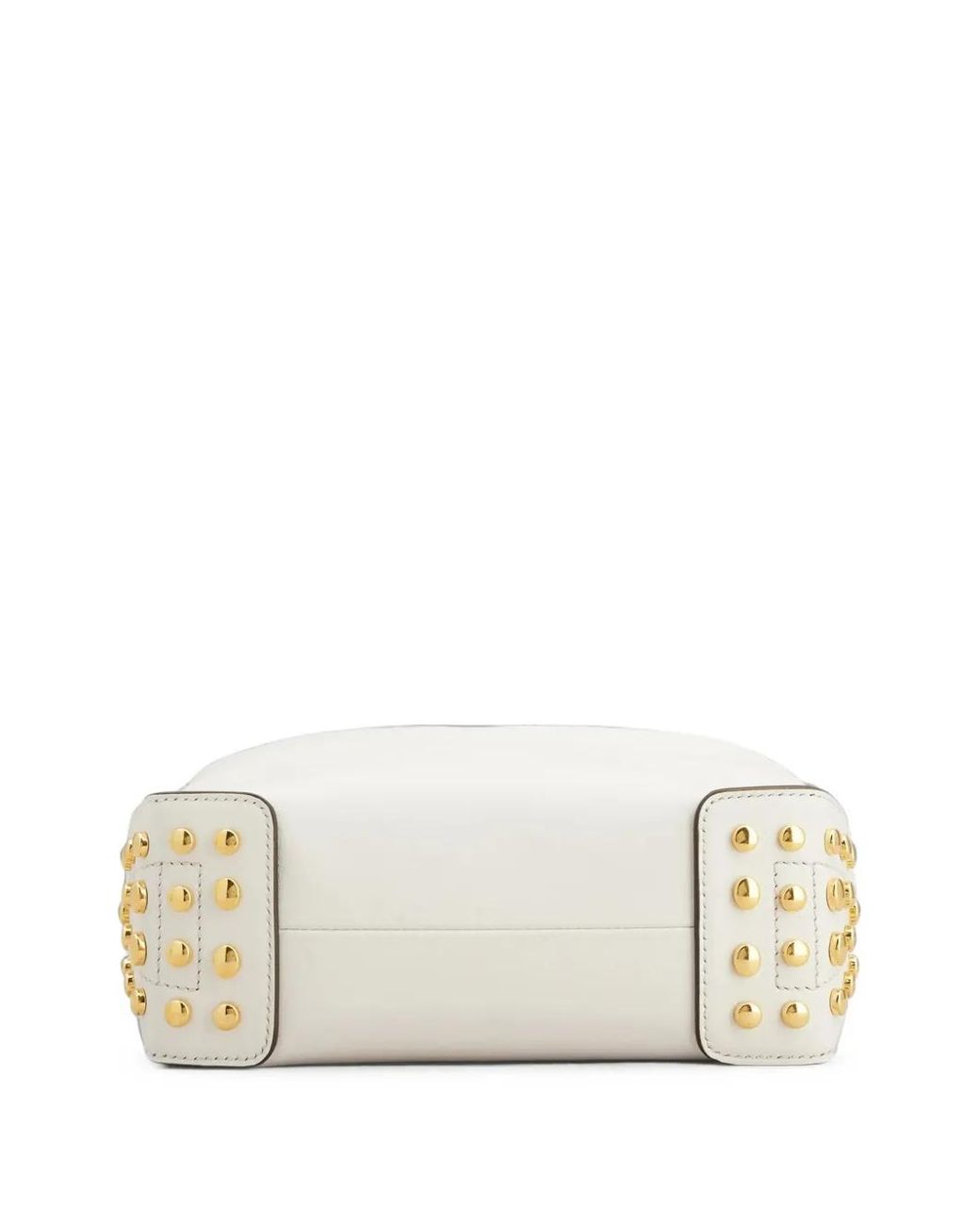 Tod's White Metal Dots Leather Mini Bag