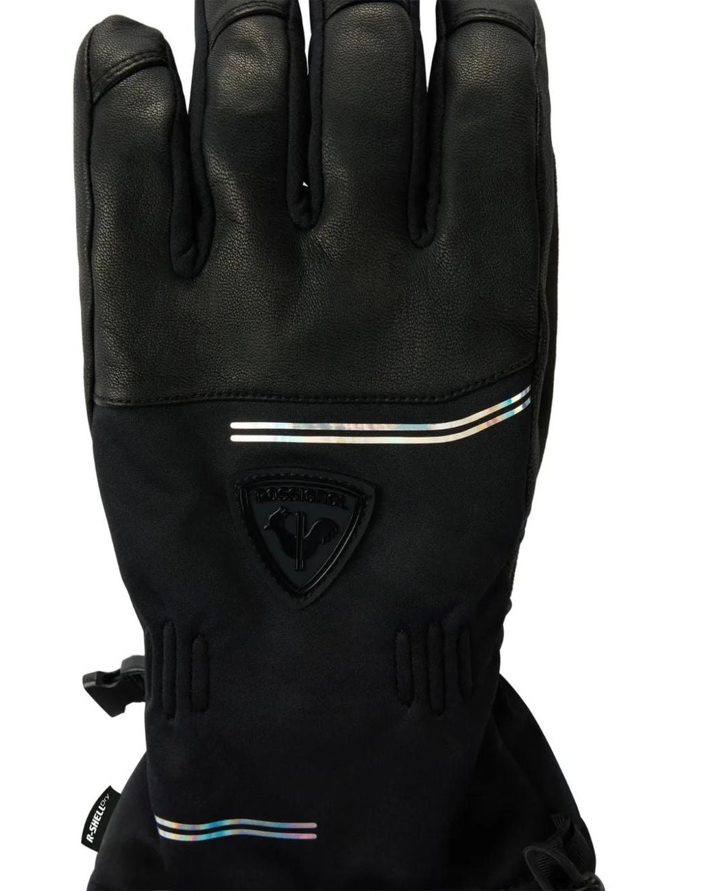 Rossignol Black Absolute Ski Gloves R-Shell Dry