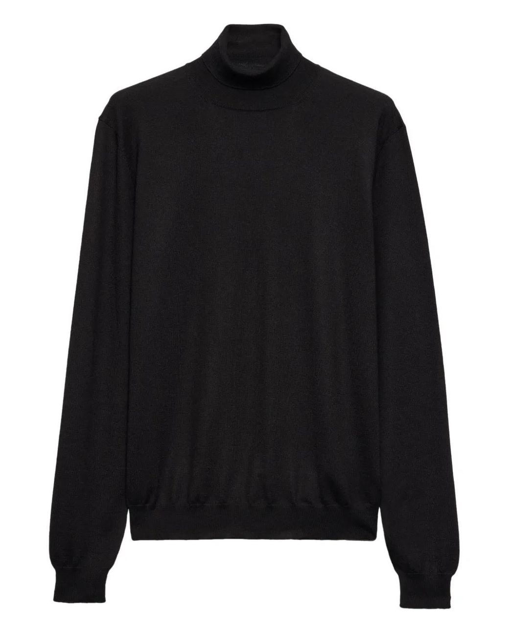 Jersey Con Cuello Alto Prada de hombre de color Black