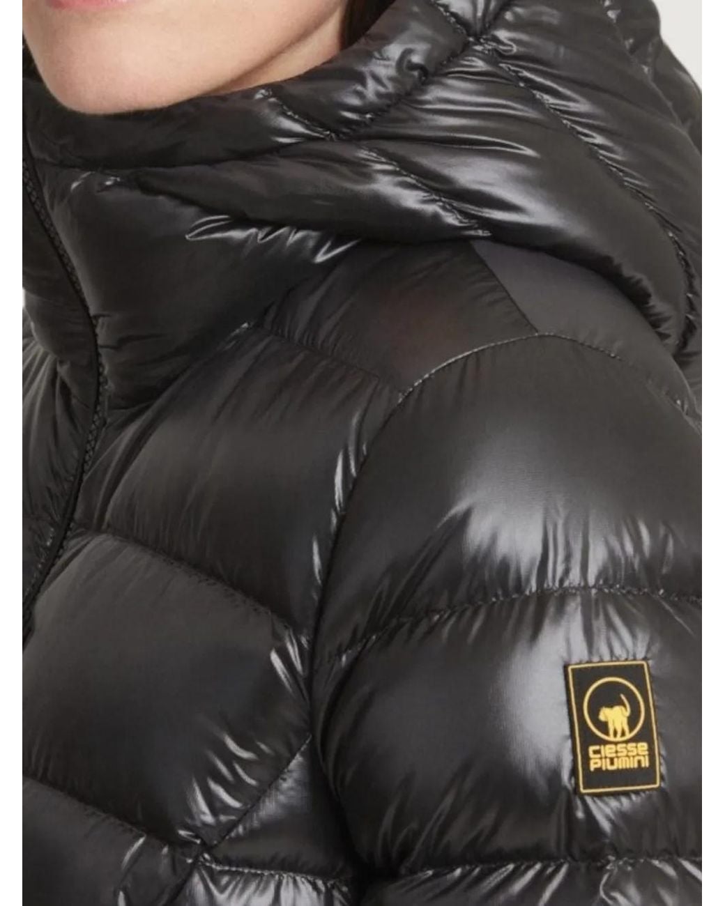 Ciesse Piumini Black Rangi Hooded Puffer Jacket