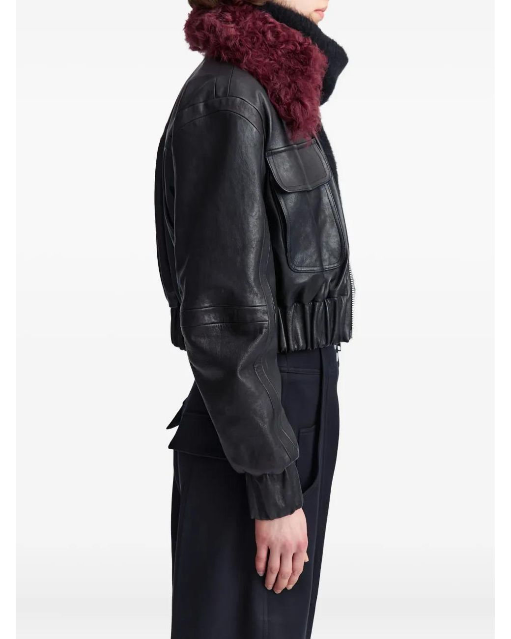 16Arlington Black Cie Leather Jacket