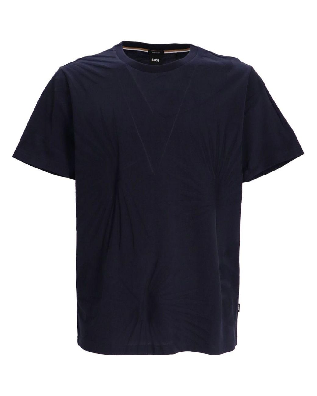 メンズ BOSS by HUGO BOSS ラウンドネック Tシャツ ブルー | Lyst