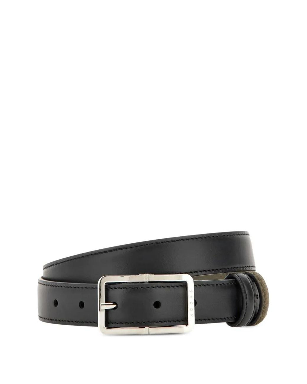 Hogan Black Buckle-Fastening Belt