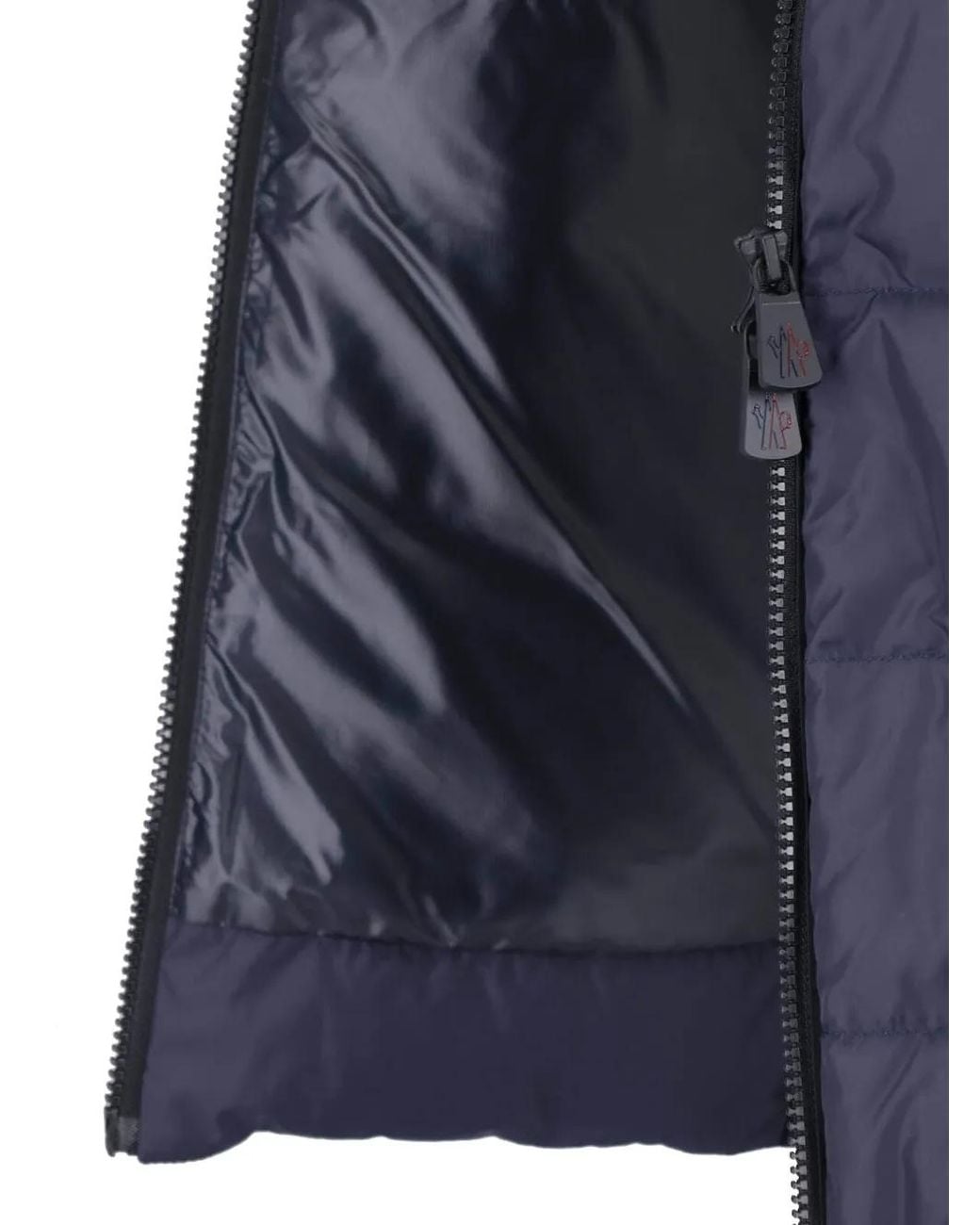 Moncler Blue Polartec Quilted Hooded Padded Jacket for men