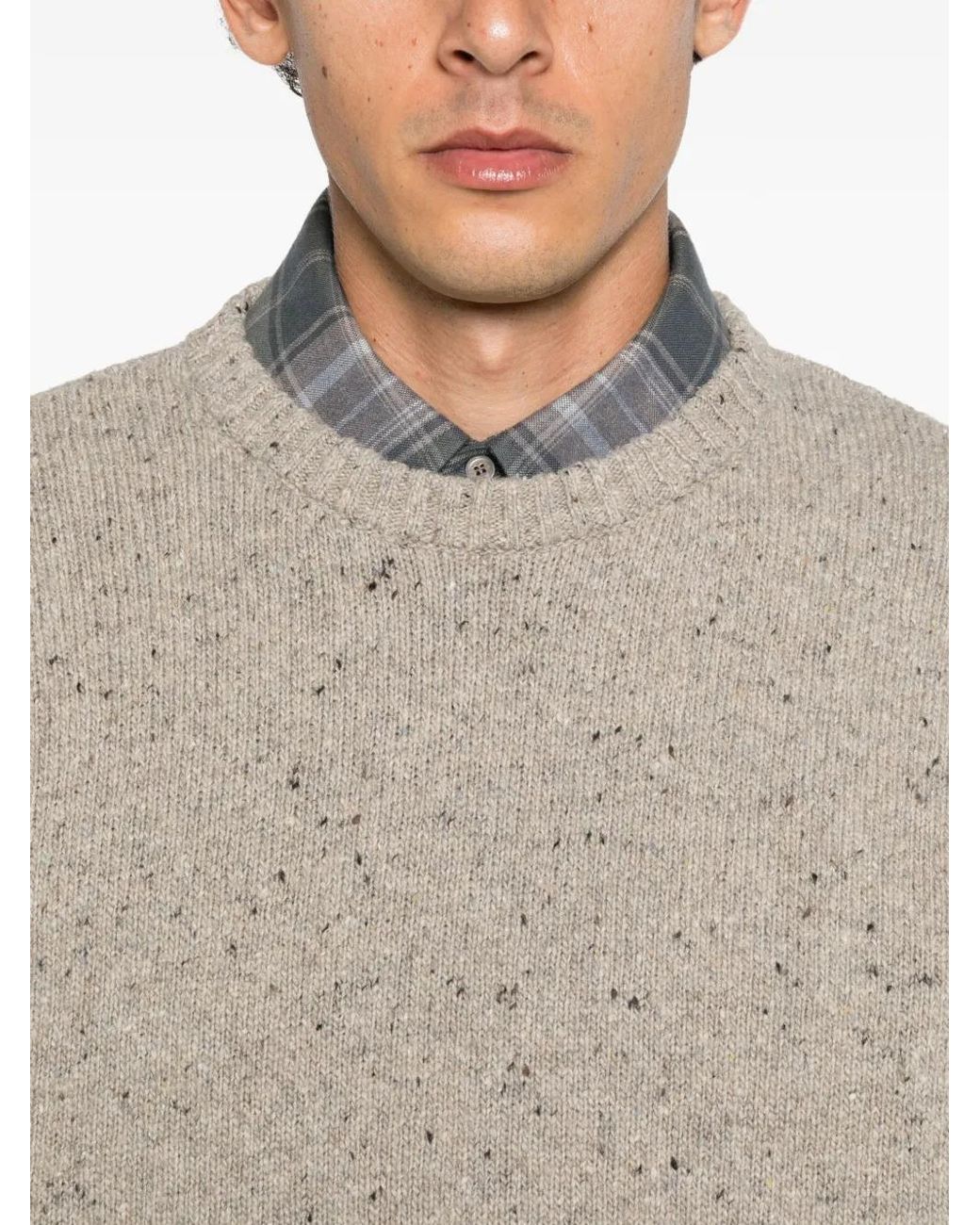 Drykorn Natural Flecked Drop-Shoulder Sweater for men