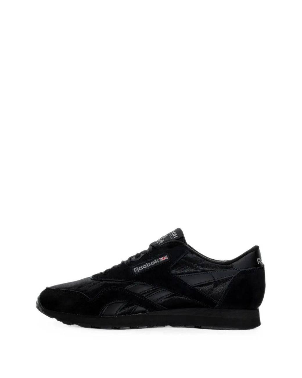 Reebok Black Classic Nylon Sneakers