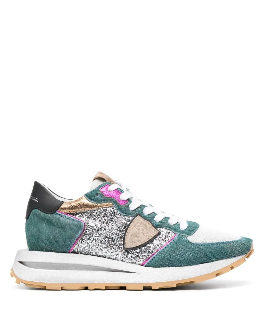 Philippe Model Blue Tropez Haute Low-Top Sneakers