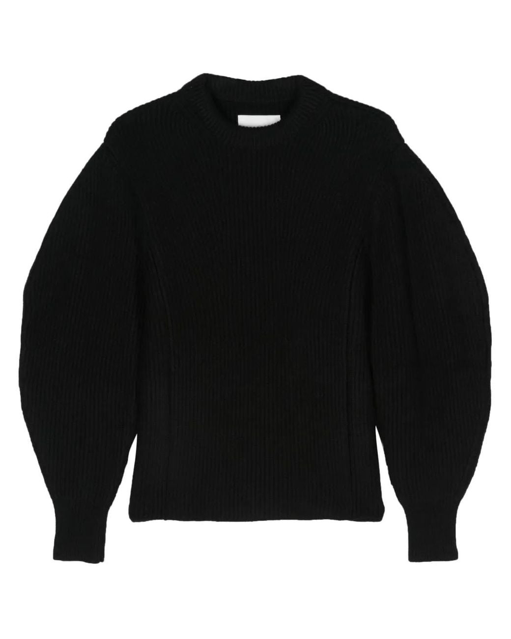 Jersey Con Cuello En V Jil Sander de color Black