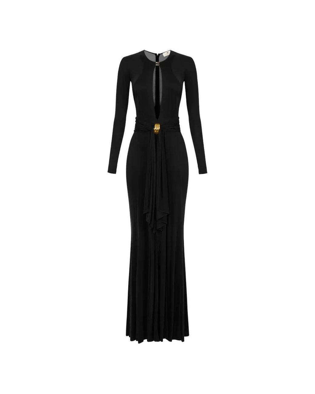 Elisabetta Franchi Black Carpet Dress