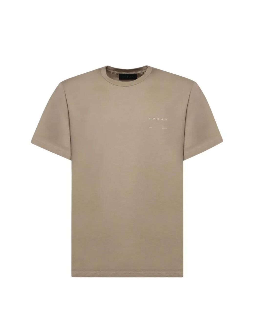 Hogan Gray Round-Neck T-Shirt for men