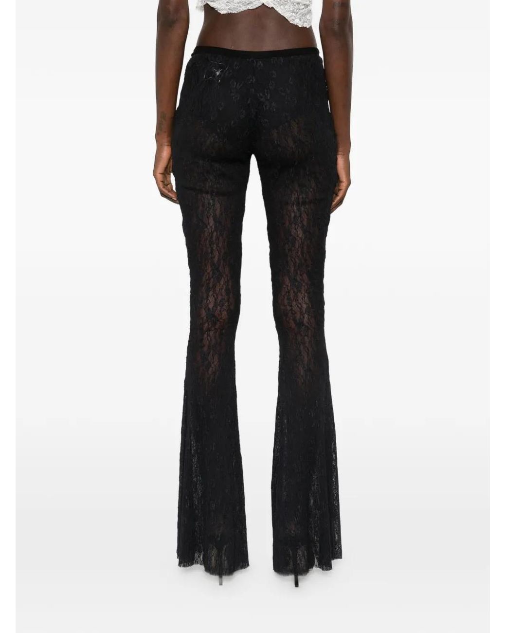 Oh Carla Black Flared Trousers
