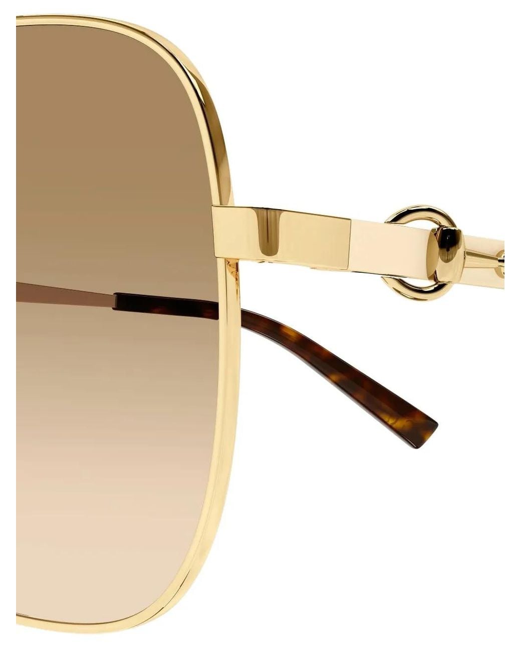 Gucci Natural Square Sunglasses