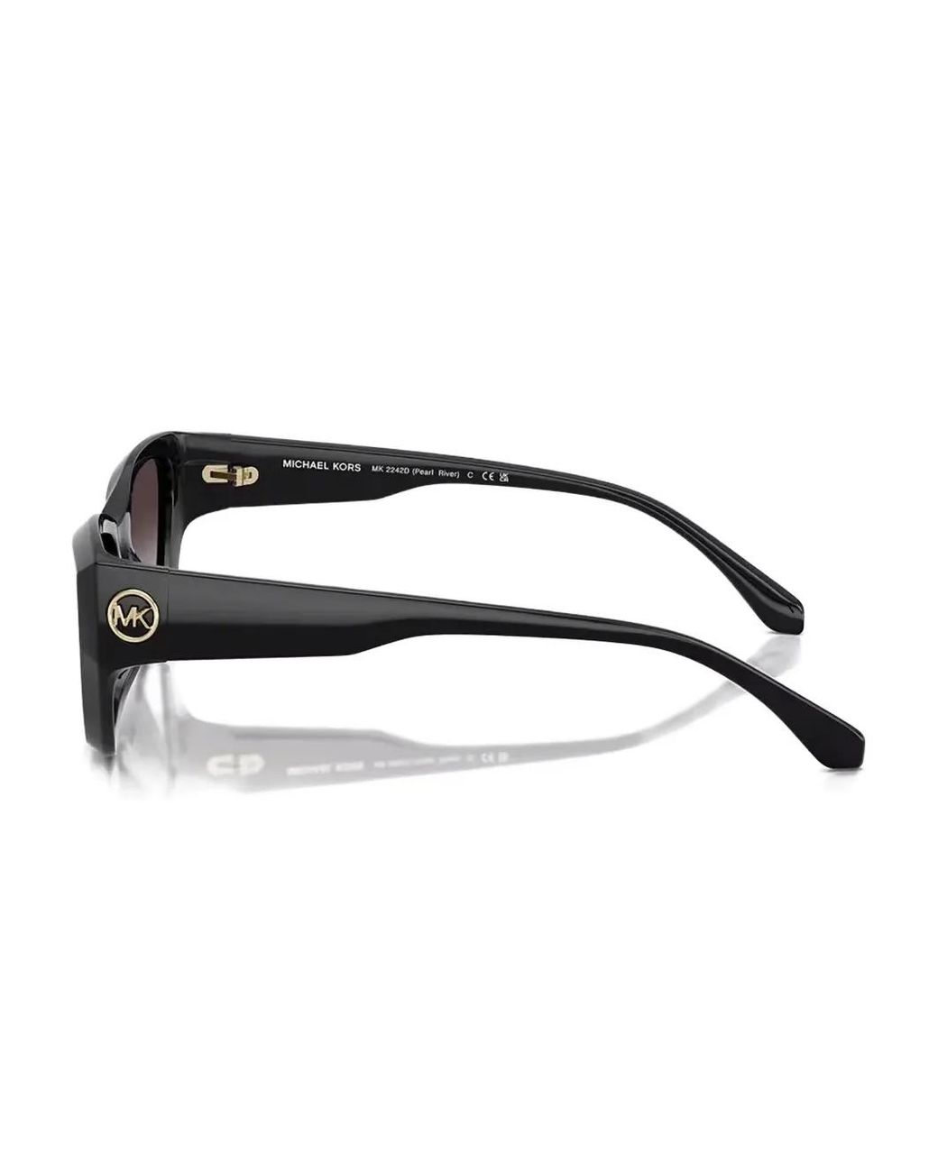 Michael Kors Black Logo-Plaque Cat-Eye Sunglasses