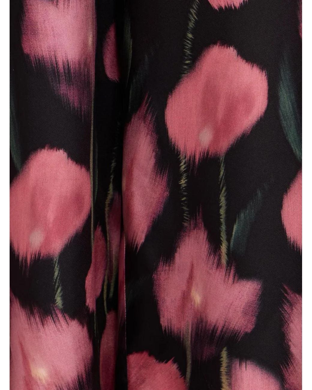 LaDoubleJ Red Floral-Print Palazzo Pants