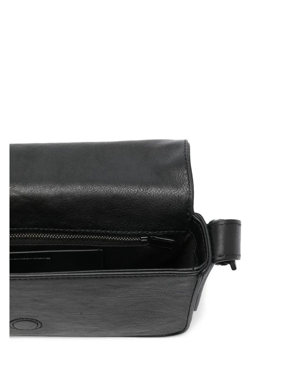 Alexander Wang White Punch Flap Crossbody