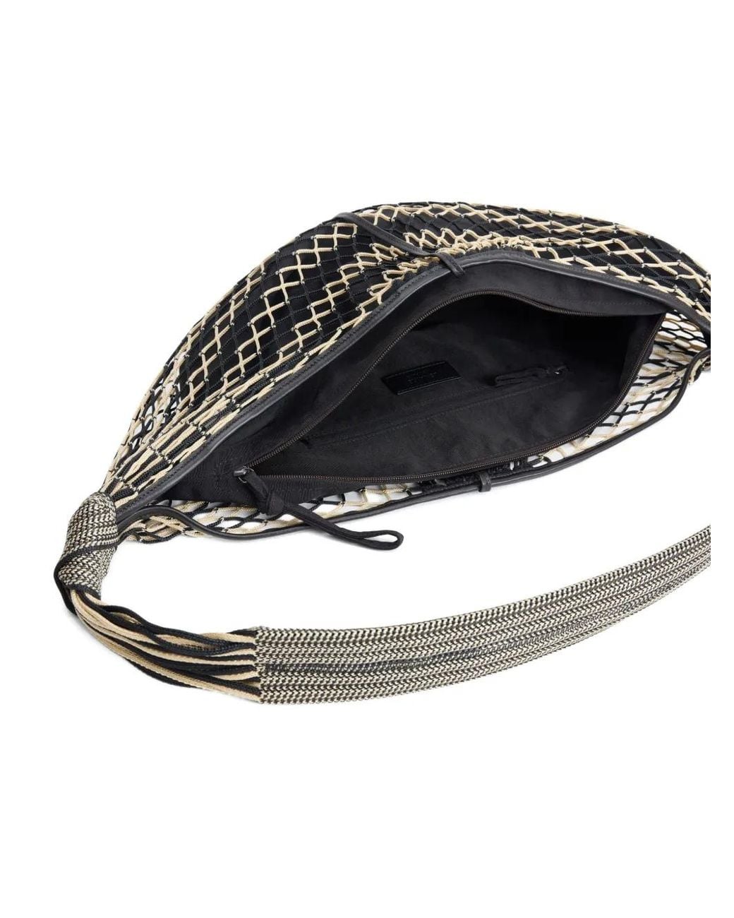 Lemaire Black Croissant Filt Bag
