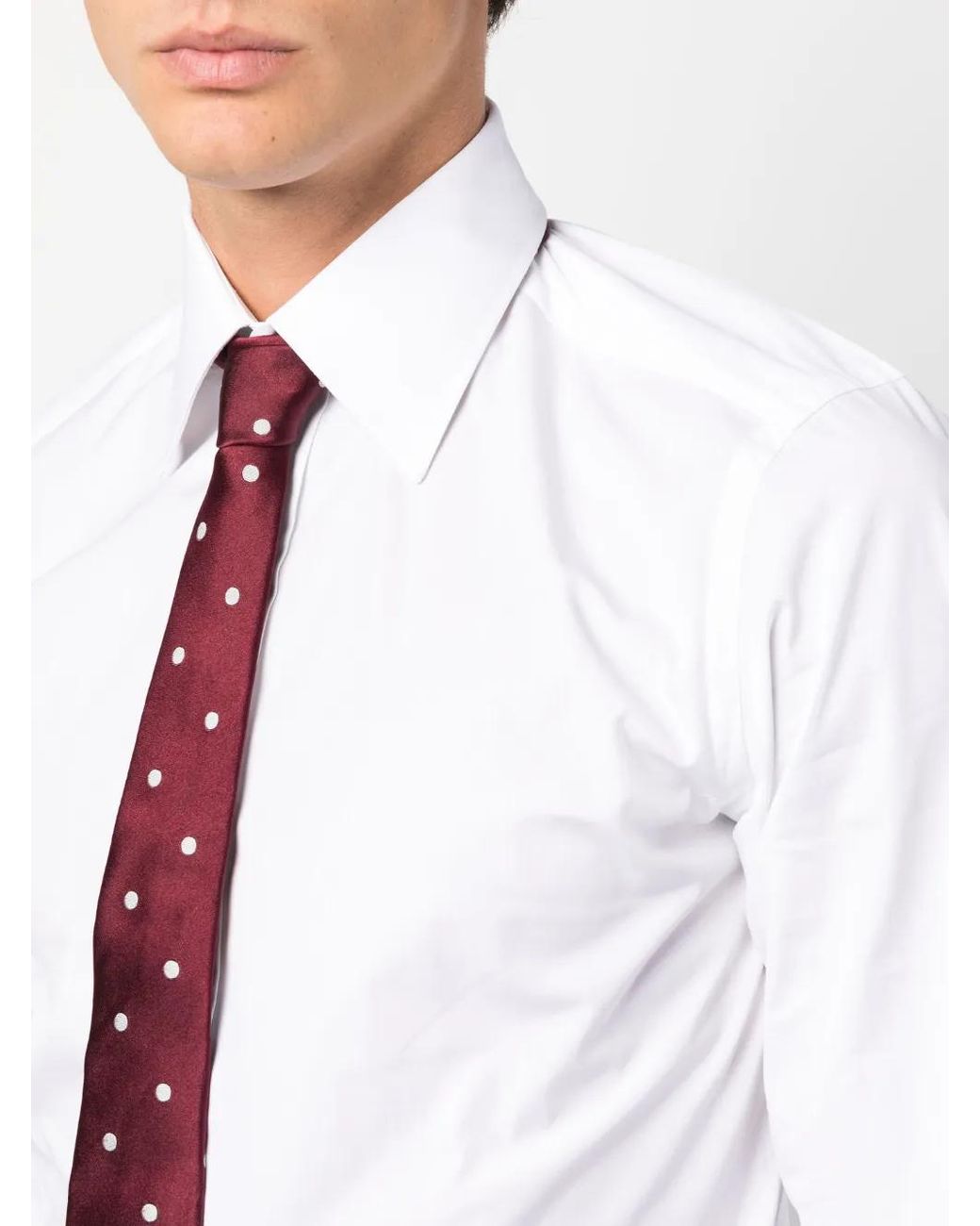 Tom Ford White Button-Down Cotton Shirt for men