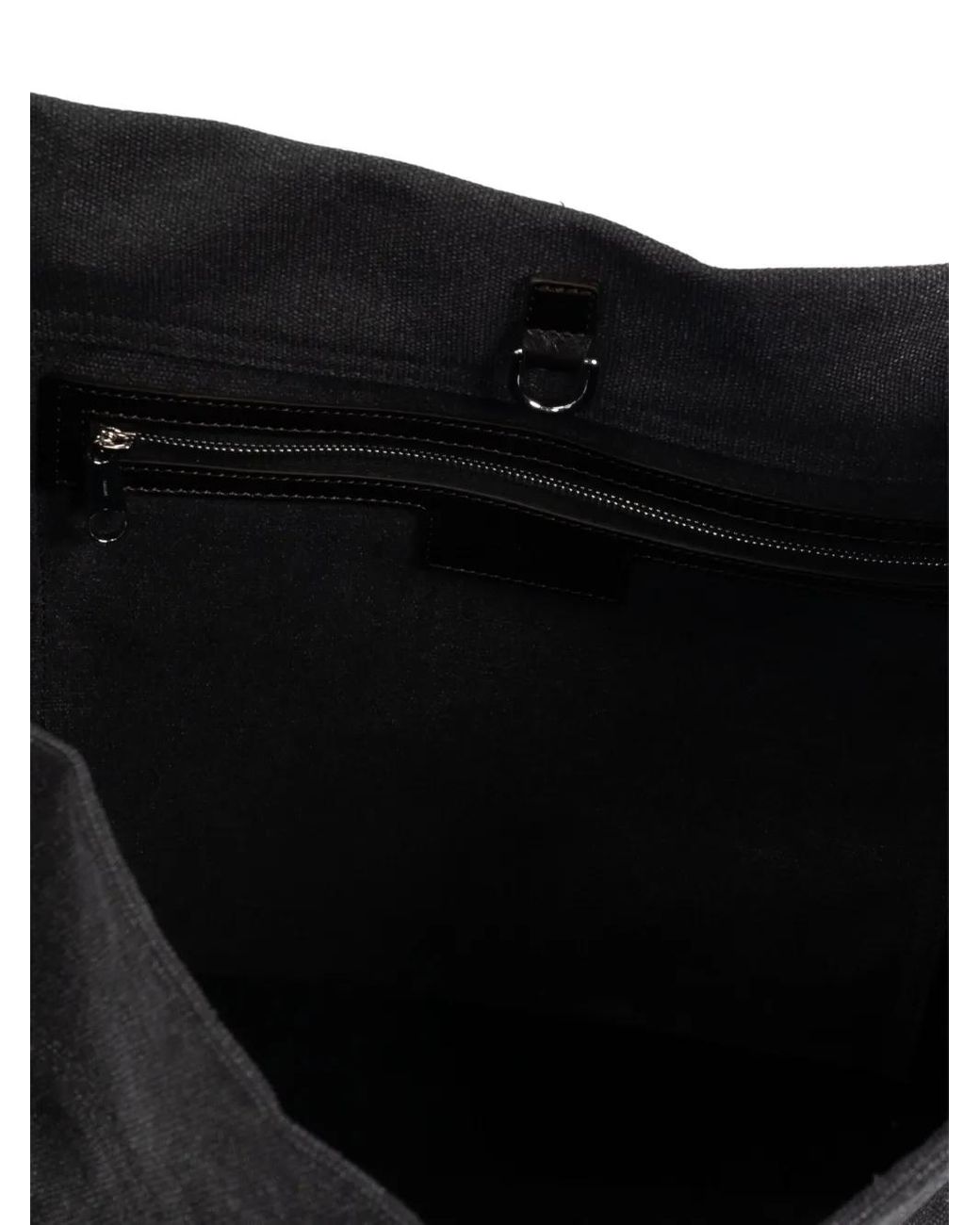 Lemaire Black Belted Tote Bag