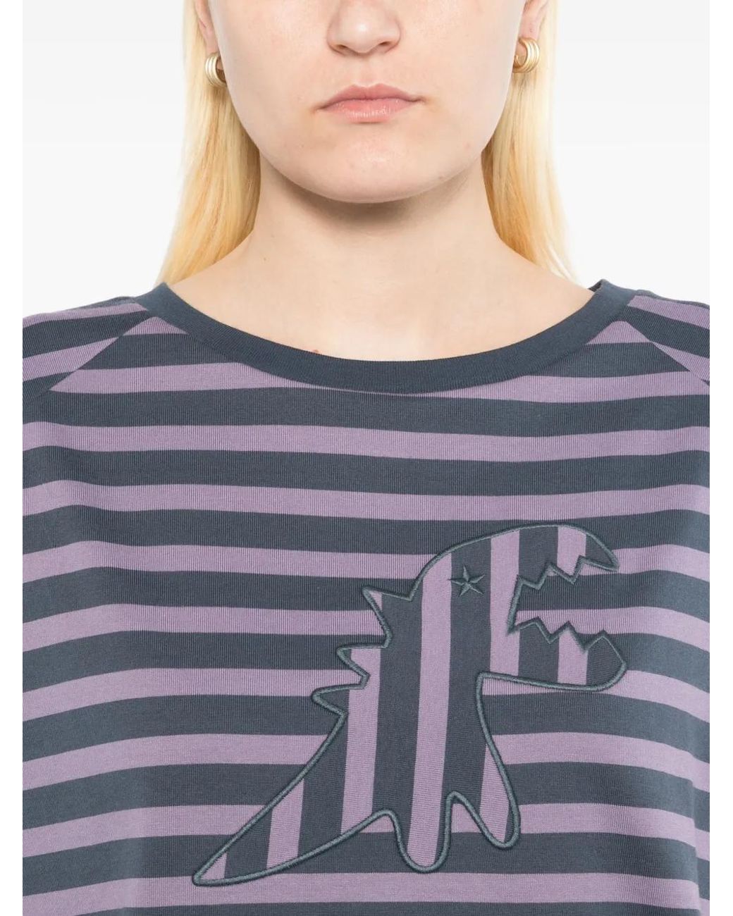 SPORT b. by agnès b. Blue Dino Applique T-Shirt