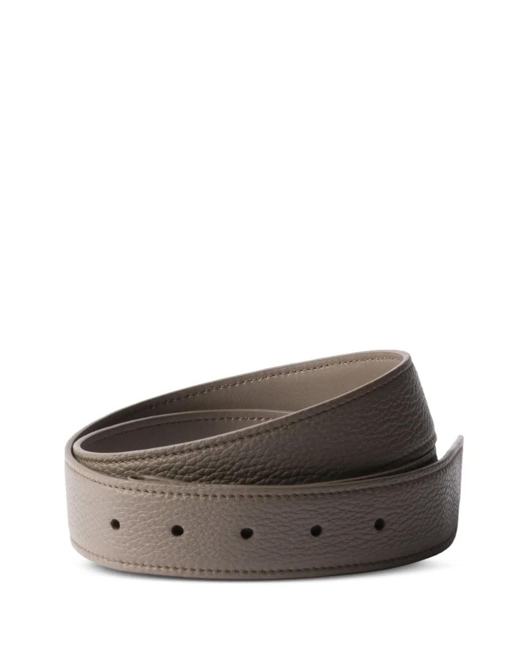 Prada Brown Leather Belt Strap for men