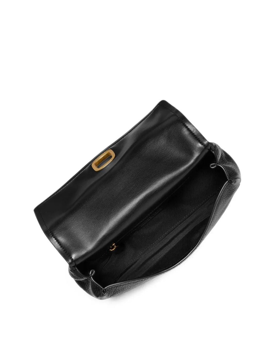 Michael Kors Black Sac Porté Épaule À Plaque Logo