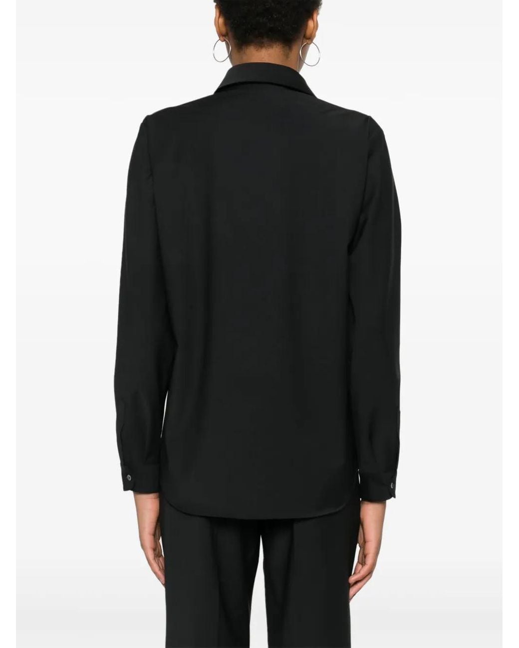 DR. HOPE Black Plain Shirt