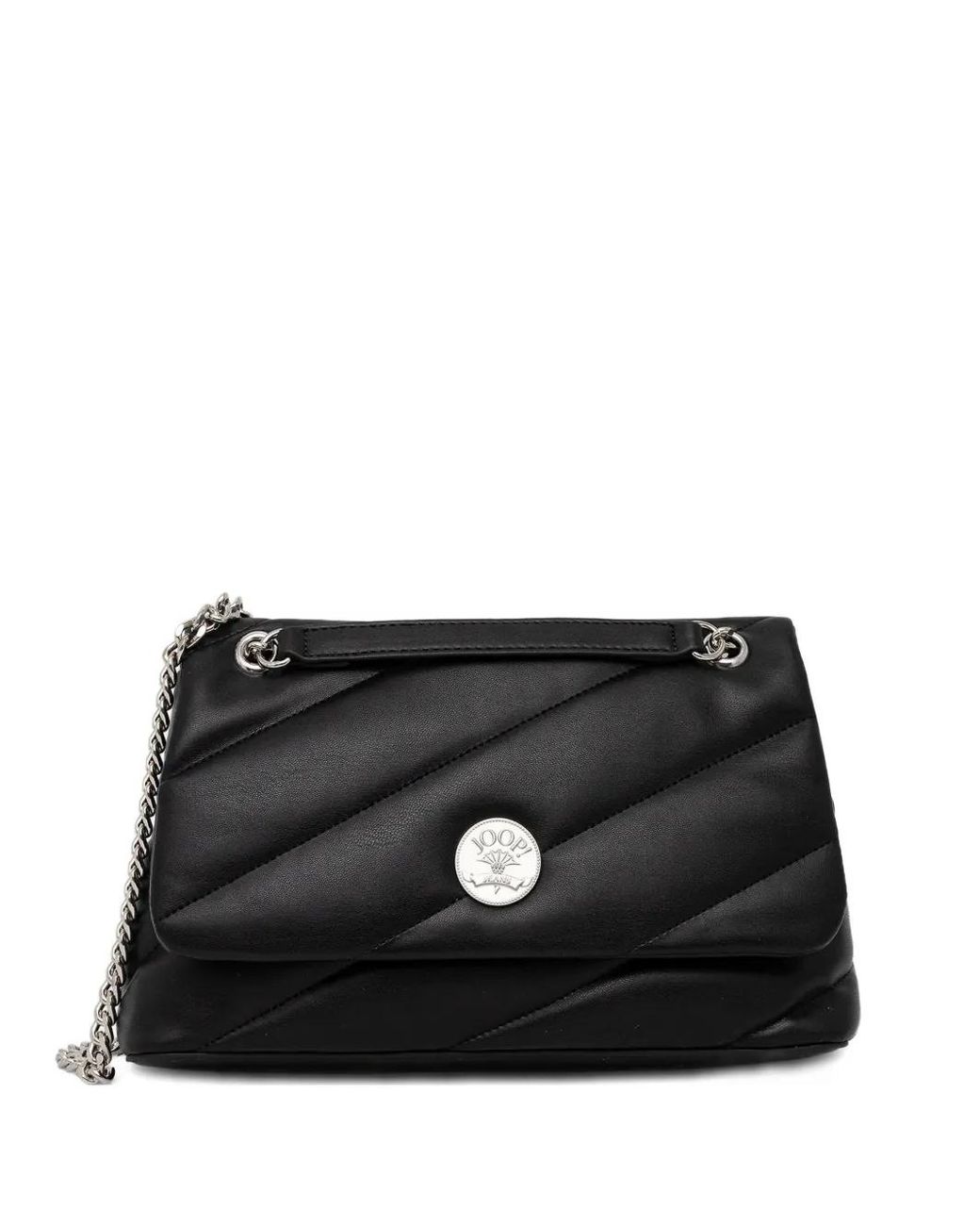 Joop! Black Quilted-Design Cross Body Bag