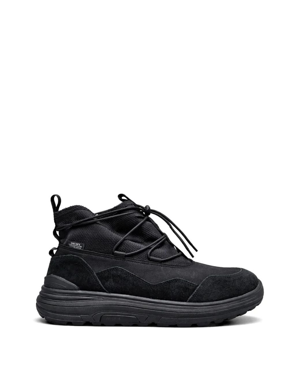 Suicoke Black Chaussures De Randonnée À Lacets for men