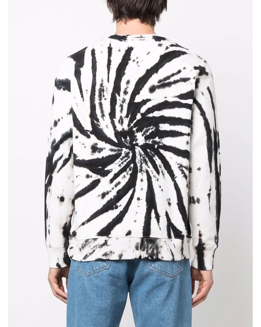 Etudes Studio Black Tie-Dye Organic-Cotton Sweatshirt