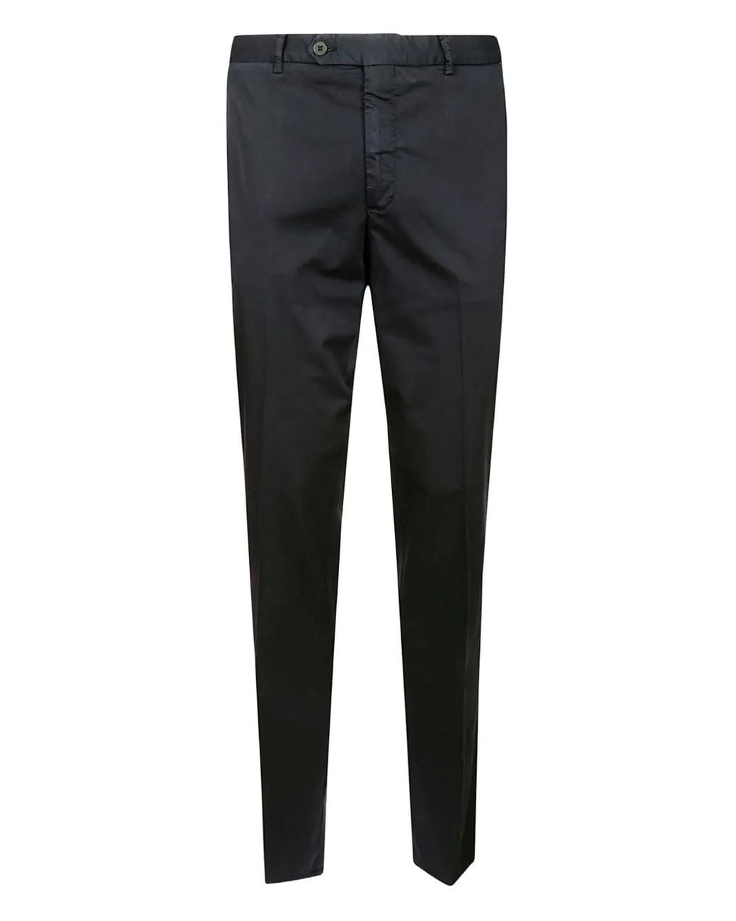 Rota Blue Zip-Fly Button-Fastening Trousers for men