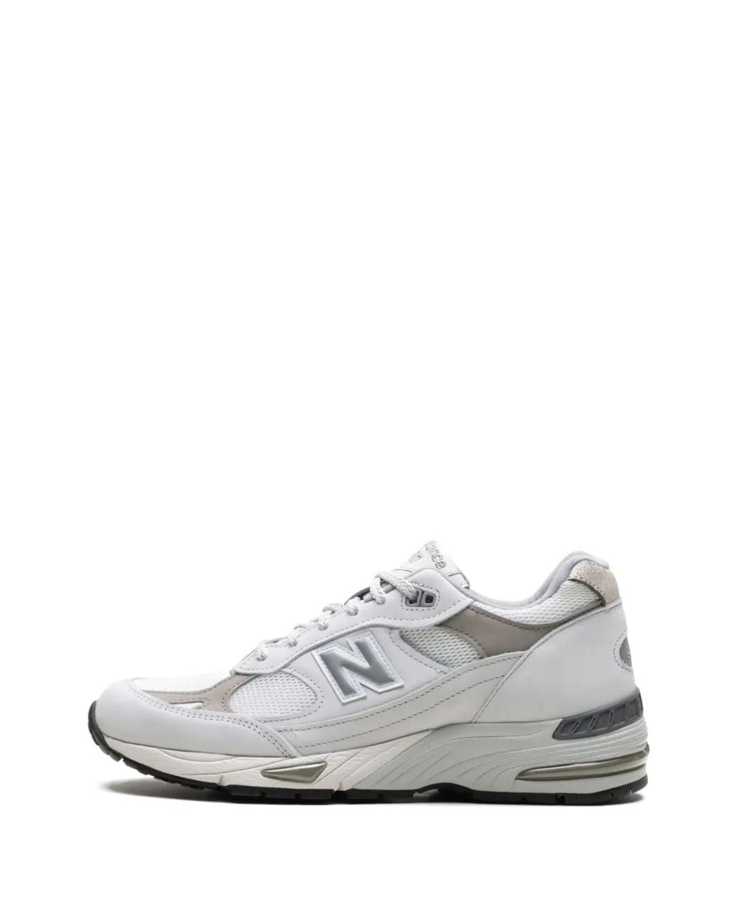 New Balance White 991 "Made