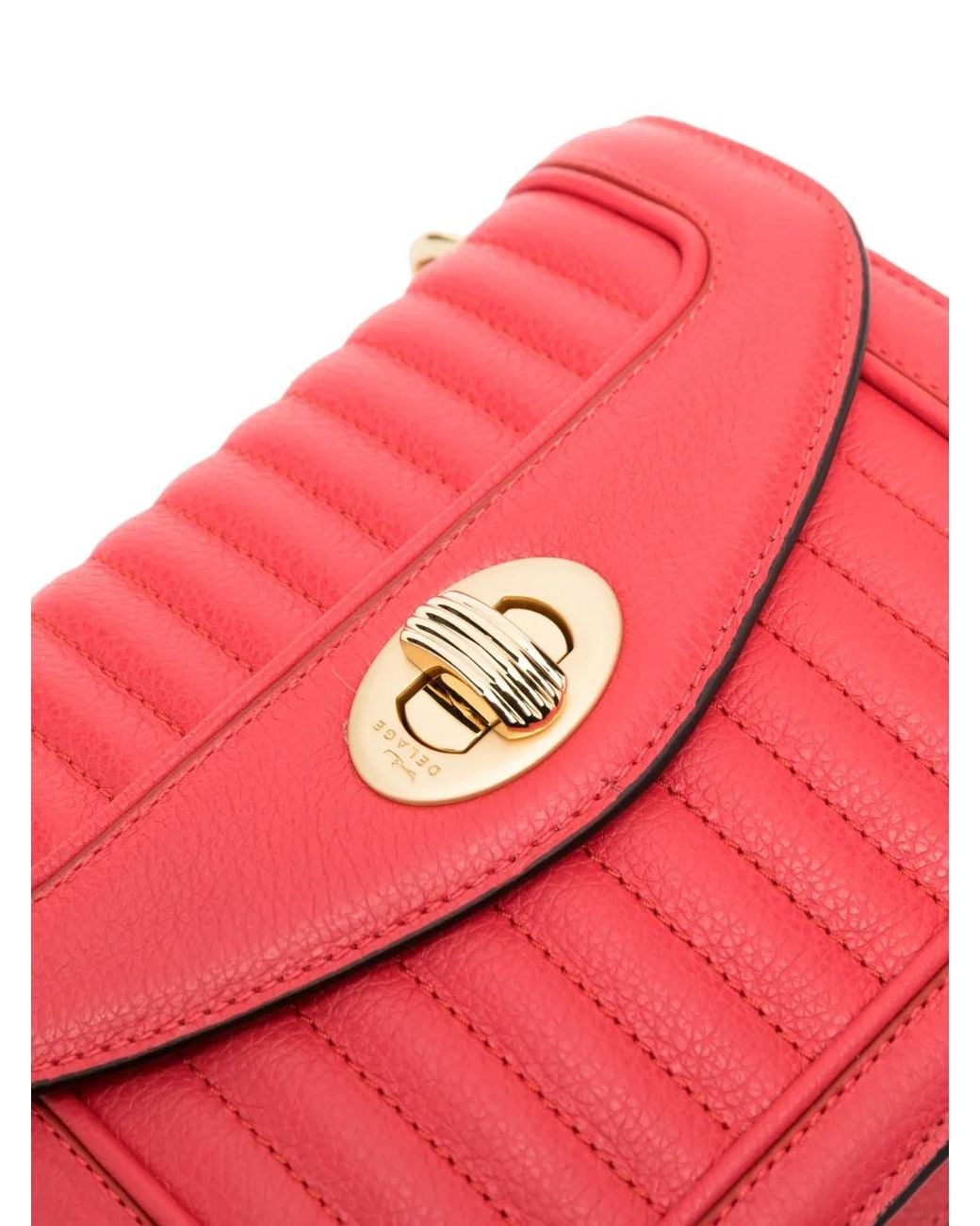 Delage Pink Mini Ginette Shoulder Bag