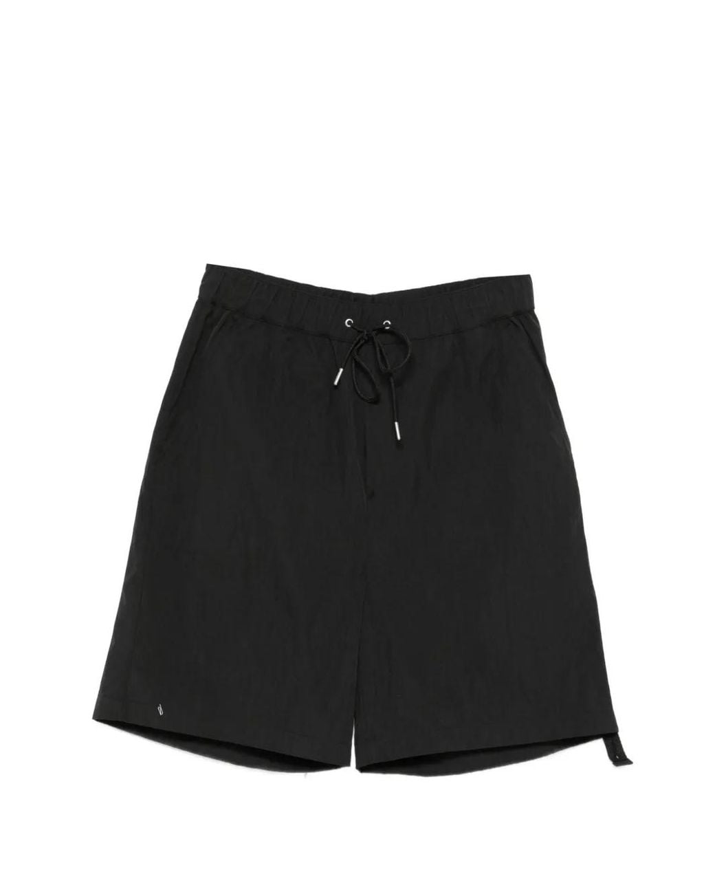 Oamc Peacemaker Black Drawstring-Waist Shorts for men