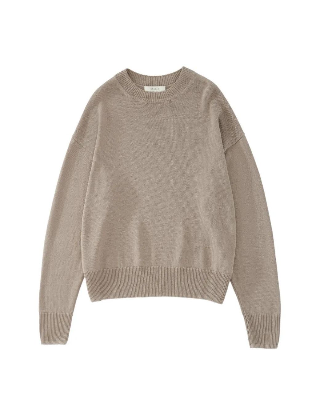 Studio Nicholson Ribbed Kami Knit in Natural for Men | Lyst
