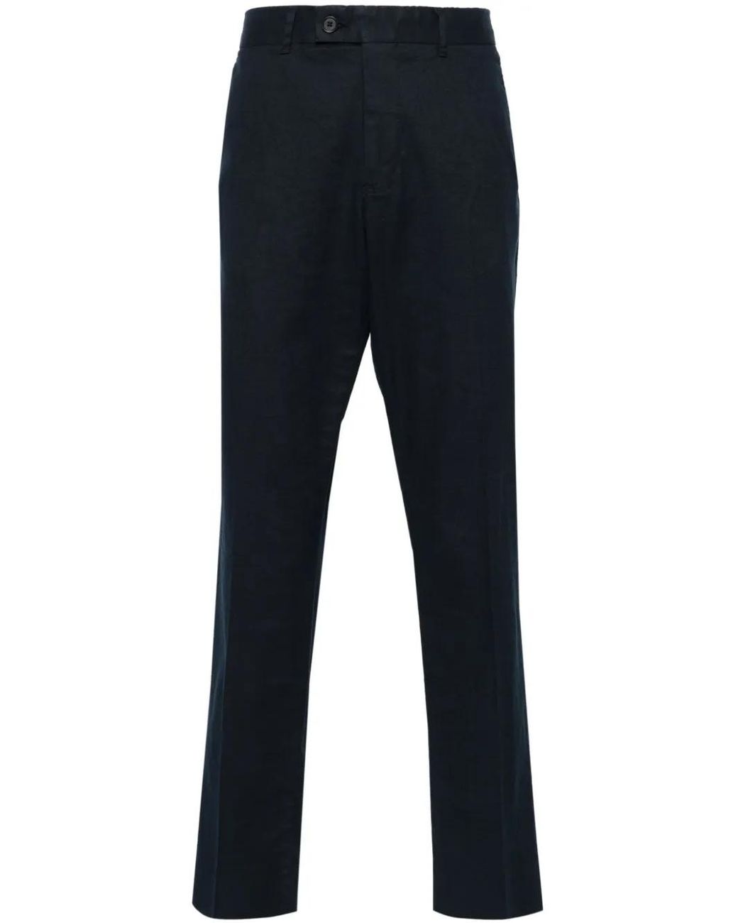 J.Lindeberg Blue Lois Mid-Rise Straight-Leg Trousers for men