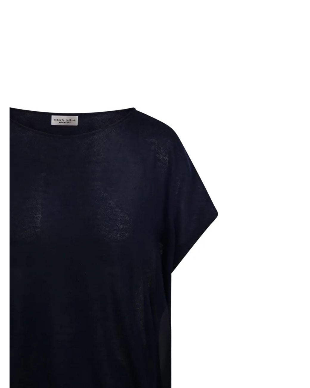 Roberto Collina Blue T-Shirt À Manches Courtes