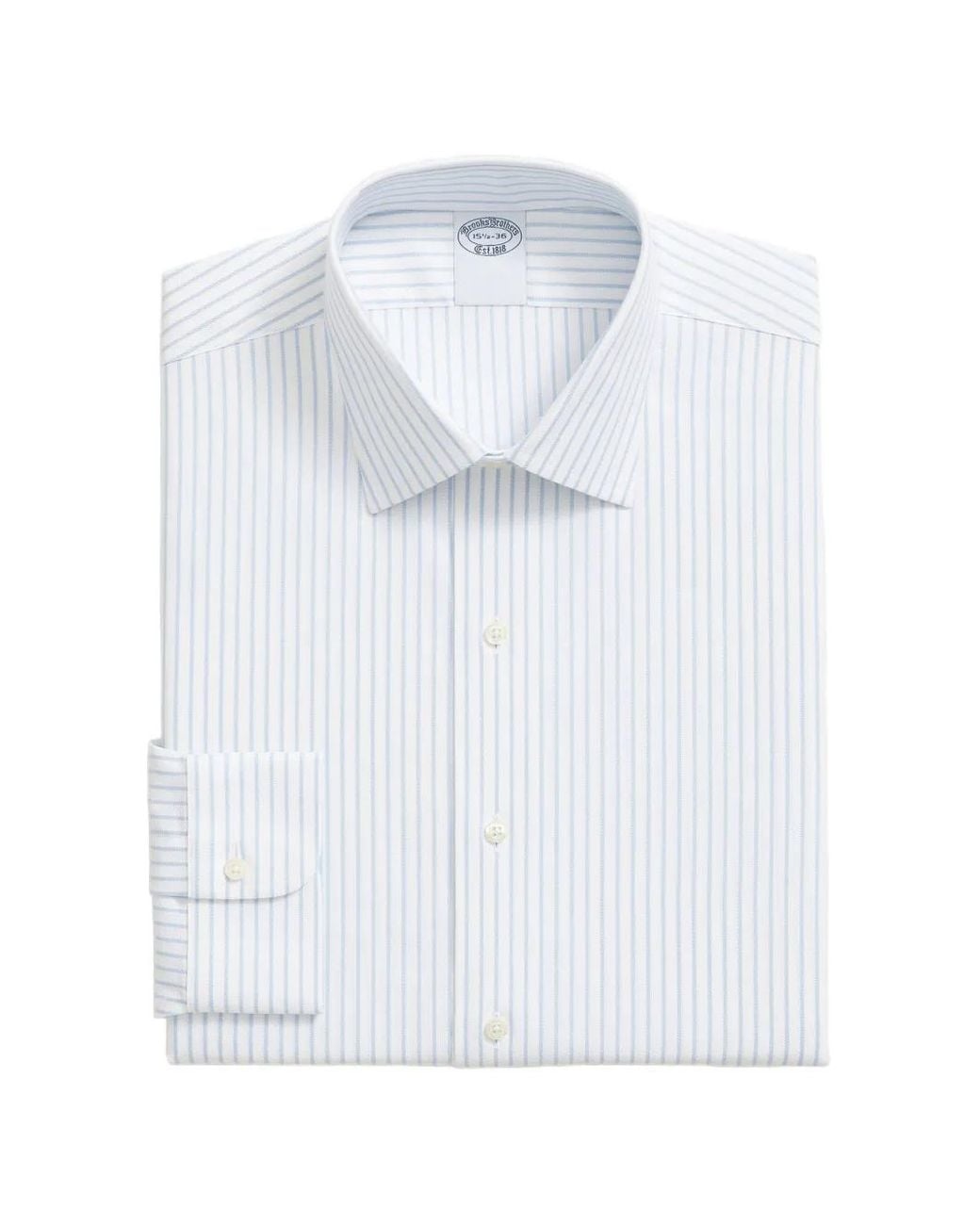 Brooks Brothers White Striped Shirt for men
