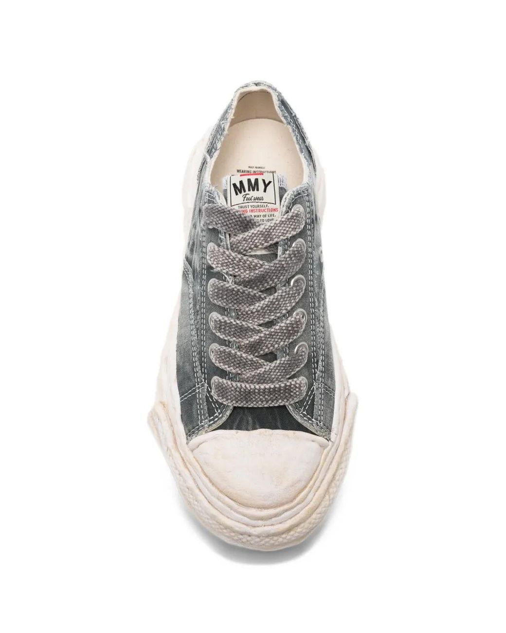 Maison Mihara Yasuhiro White Peterson23 Og Sole Bleached Canvas Low-Top Sneakers