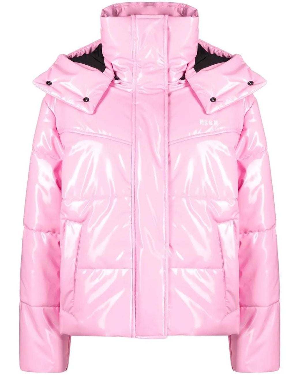 MSGM Gewatteerd Donsjack in het Pink