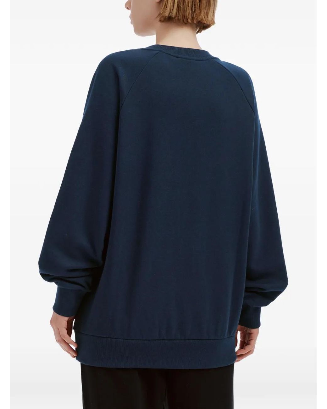 Chocoolate Blue Logo-Appliqué Raglan-Sleeve Sweater
