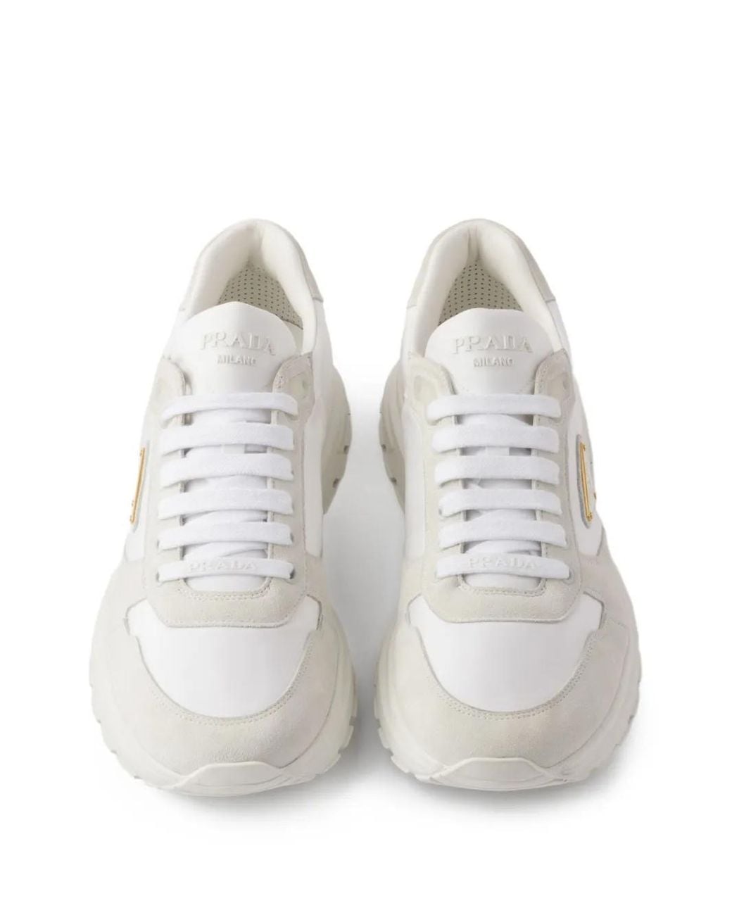 Sneakers Prax 2.0 di Prada in White da Uomo