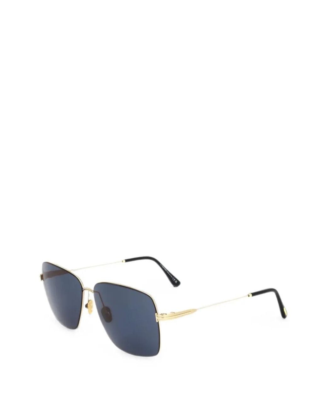 Tom Ford Blue Square-Frame Sunglasses