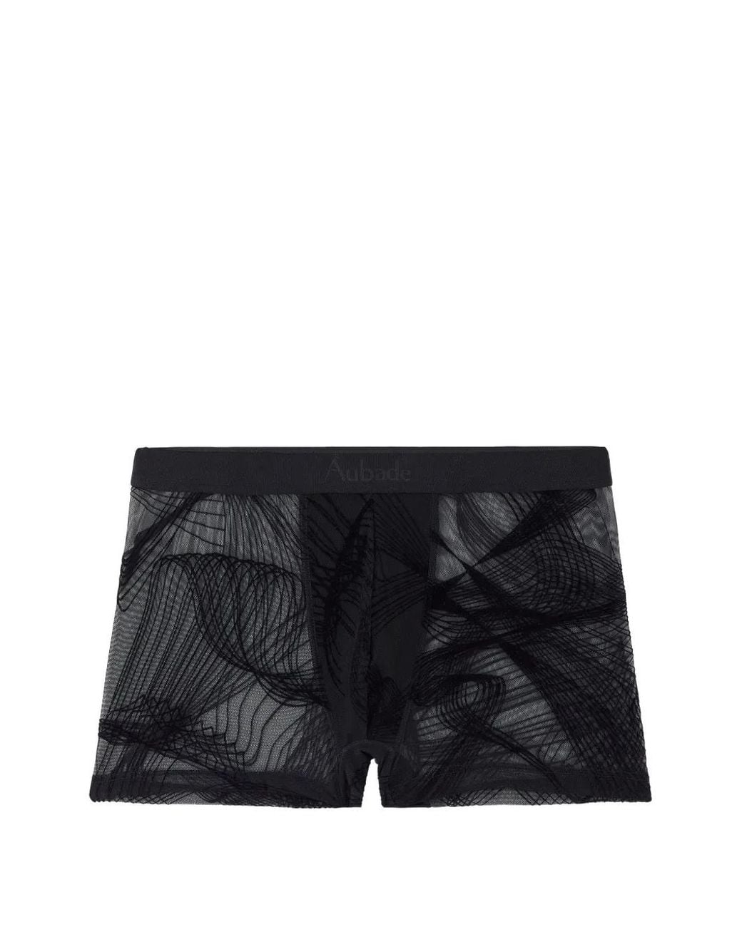 Aubade Black Abstract-Print Boxers for men